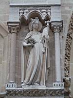 Paris - Notre Dame - Statue de la facade (1)